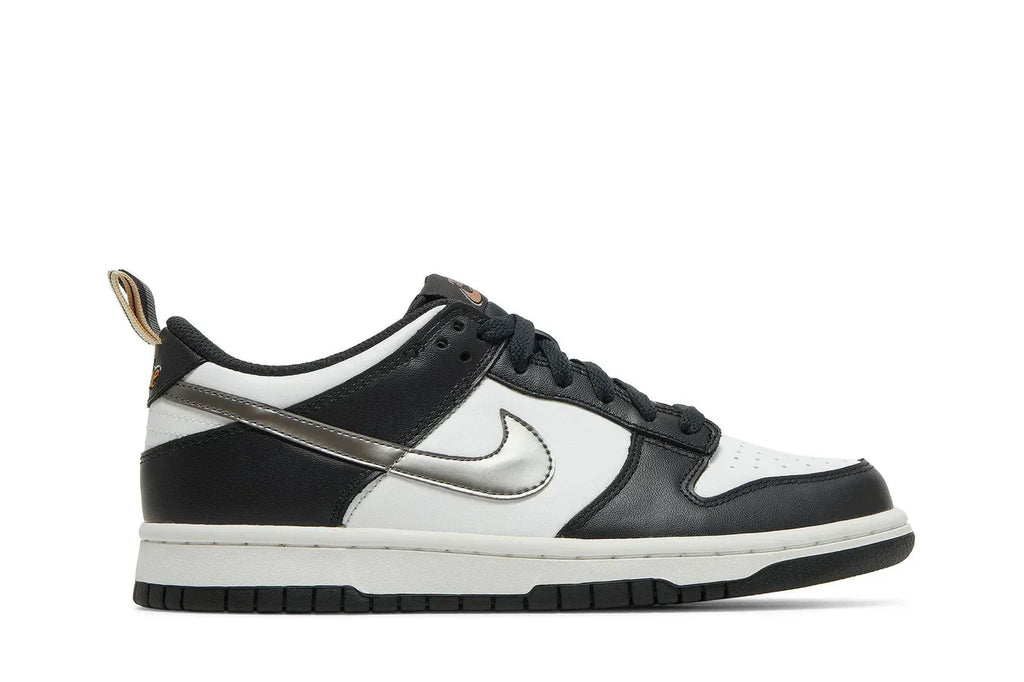 Dunk Low GS Black/White Metallic